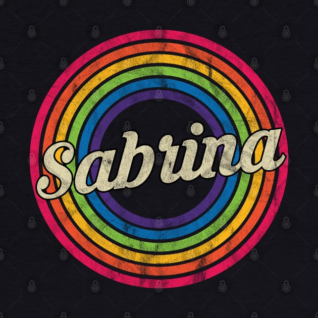 Sabrina - Retro Rainbow Faded-Style by MaydenArt